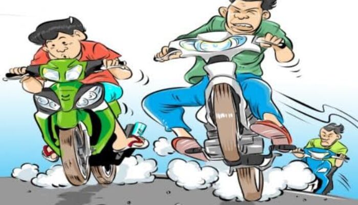 Polsek Pagedangan Tidak Becus Dalam Menangani Balap Liar Di jalan Baru PLN
