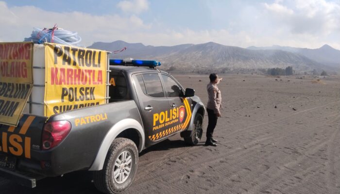 Cegah Karhutla, Polres Probolinggo Intensifkan Patroli di Kawasan Wisata Gunung Bromo