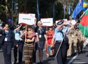Parade 450 Polwan dari 43 Negara Meriahkan IAWP 2026 di Bali