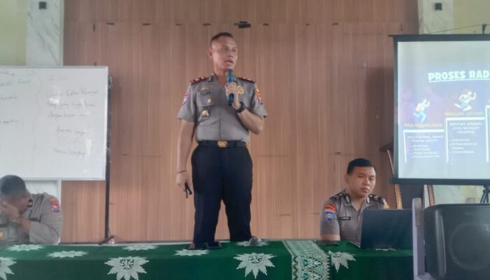 Polresta Sidoarjo Masuk Sekolah,Tanamkan Sadar Hukum pada Pelajar dan Cegah Radikalisme