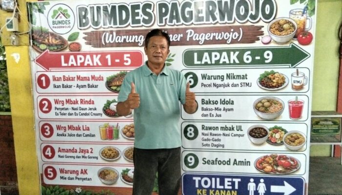 Dipimpin H. Imam Bukori, BUMDes Pagerwojo Sidoarjo Hadirkan 14 Stand Kuliner, Sederhana Tampilannya, Rasa Setara Bintang Lima