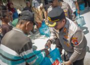 Polres Blitar Salurkan Bantuan Air Bersih dan Sembako bagi Warga Terdampak Kekeringan