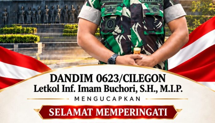 Dandim 0623/Cilegon Ajak Masyarakat Maknai Hari Kesaktian Pancasila dengan Memperkuat Persatuan dan Gotong Royong