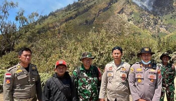 Polresta Banyuwangi dan Tim Gabungan Perketat Pemantauan Cegah Karhutla Bondowoso Meluas ke Gunung Rante