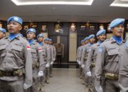 Polri Lepas 140 Personel FPU 8 MINUSCA, Siap Jalankan Misi Perdamaian di Afrika Tengah