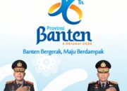 Polda Banten Sampaikan Ucapan Selamat HUT ke-26 Provinsi Banten