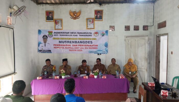 Musrenbangdes Sukamulya Bahas RKPDes 2027 dan DU RKPDes 2028, Warga Sampaikan Usulan Prioritas