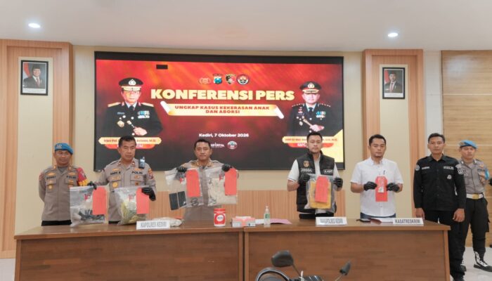Polres Kediri Bongkar Dua Kasus Kematian Bayi, 4 Tersangka Diamankan