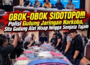 OBOK-OBOK SIDOTOPO!!! Polisi Gulung Jaringan Narkoba, Sita Gudang Alat Hisap hingga Senjata Tajam