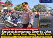 Menjaga Pagi di Wilayah Hukum Krembangan, Saat Seragam Cokelat Turun ke Titik Macet