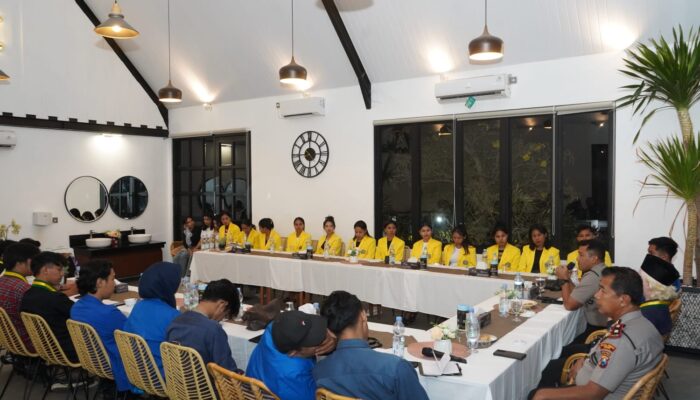 Kapolres Kediri Silaturahmi dan Dialog Terbuka Bersama Mahasiswa, Wujudkan Kamtibmas Kondusif