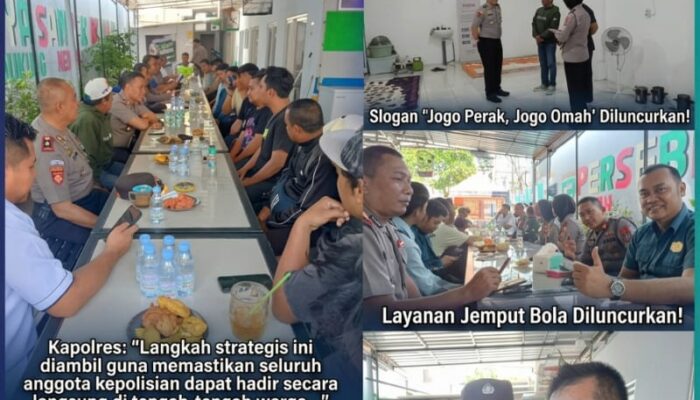 Kapolres Tanjung Perak Gelar Cangkrukan “NGOPI” Bersama Warga, Luncurkan Slogan “Jogo Perak, Jogo Omah”