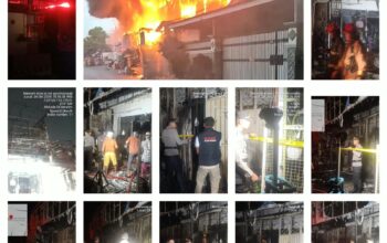 Warnet Alyubi Prien di Kedinding Lor, Di Lalap Sijago Merah 12 Armada Damkar Dikerahkan